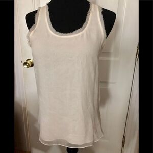 Beautiful silk tank by Adam in small